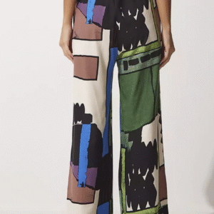 Summer Wide Viscose Trousers
